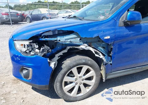 2015 Mitsubishi Outlander Sport Es из США, поврежденный, VIN 4A4AR3AUXFE017325